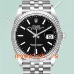 Rolex Datejust 126234BKSJ 36mm Mens Black Dial Automatic: Genuine vs. Replica